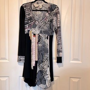 Farinelli Asymmetrical Dress. Size medium